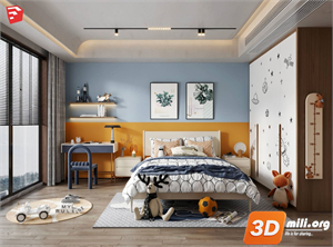 Children Room Scenes Skp FIles 